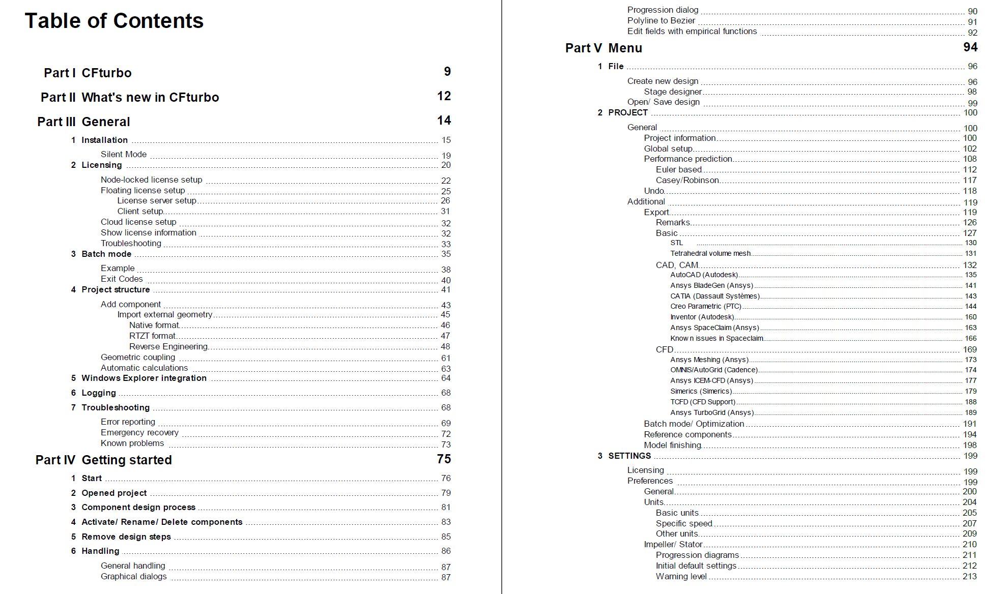Cfturbo2022英文版帮助文档PDF